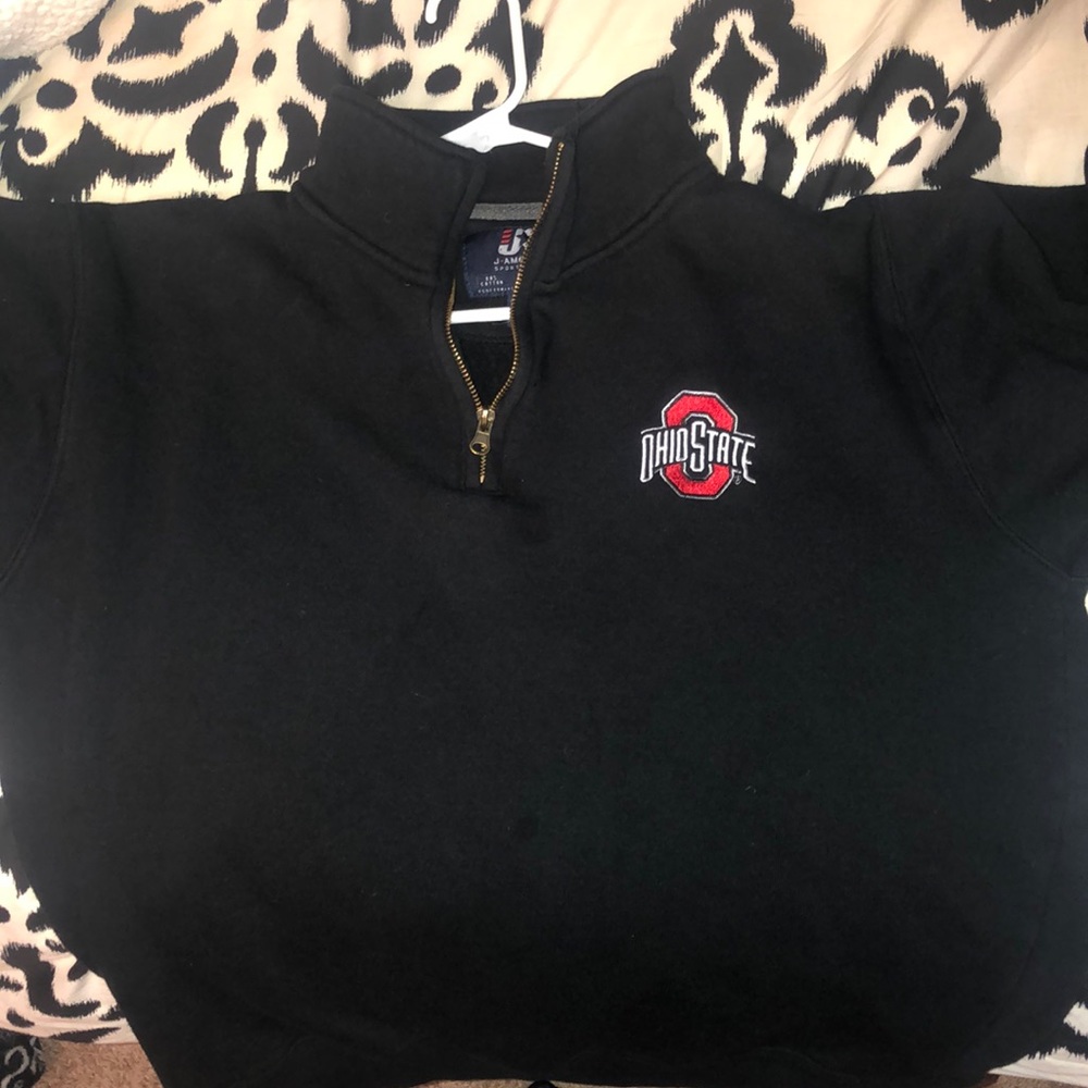 Ohio State half zip